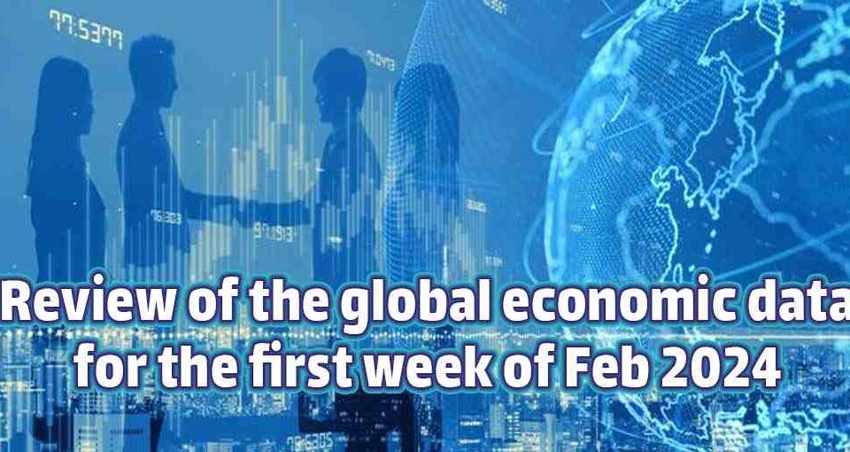 Review of the global economic data for the first week of Feb 2024